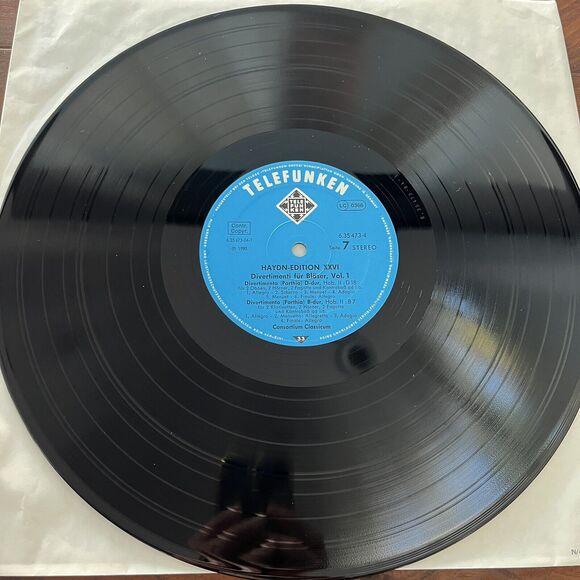 Haydn Edition Bläserdivertimenti Divertimenti for Wind Instruments Vol. 1 4xLP - Picture 11 of 13